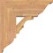 Ekena Millwork Balboa Traditional Smooth Bracket w/ Offset Brace, Western Red Cedar, 7 1/2"W x 18"D x 18"H BKT0806X18X18BOA01SWR - alternate 3